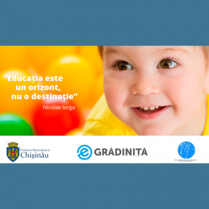 Înscrierea copiilor la una din grădiniţele din Chișinău că o pot face exclusiv prin intermediul serviciului on-line