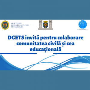 DGETS invită pentru colaborare comunitatea civilă și cea educațională