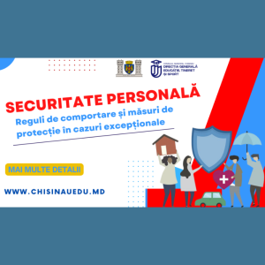 Securitate personală – Reguli de comportare și măsuri de protecție în cazuri excepționale