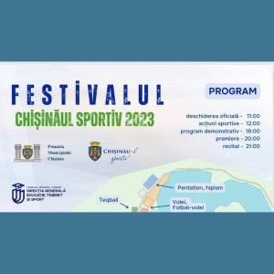 Harta interactivă a evenimentului Chișinăul Sportiv 2023