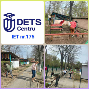 Activitățile de salubrizare a teritoriilor instituțiilor educaționale din 4 aprilie