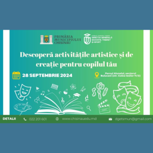 Descoperă activitățile artistice și de creație potrivite pentru copilul tău la activitatea publică „Viața dincolo de lecții”